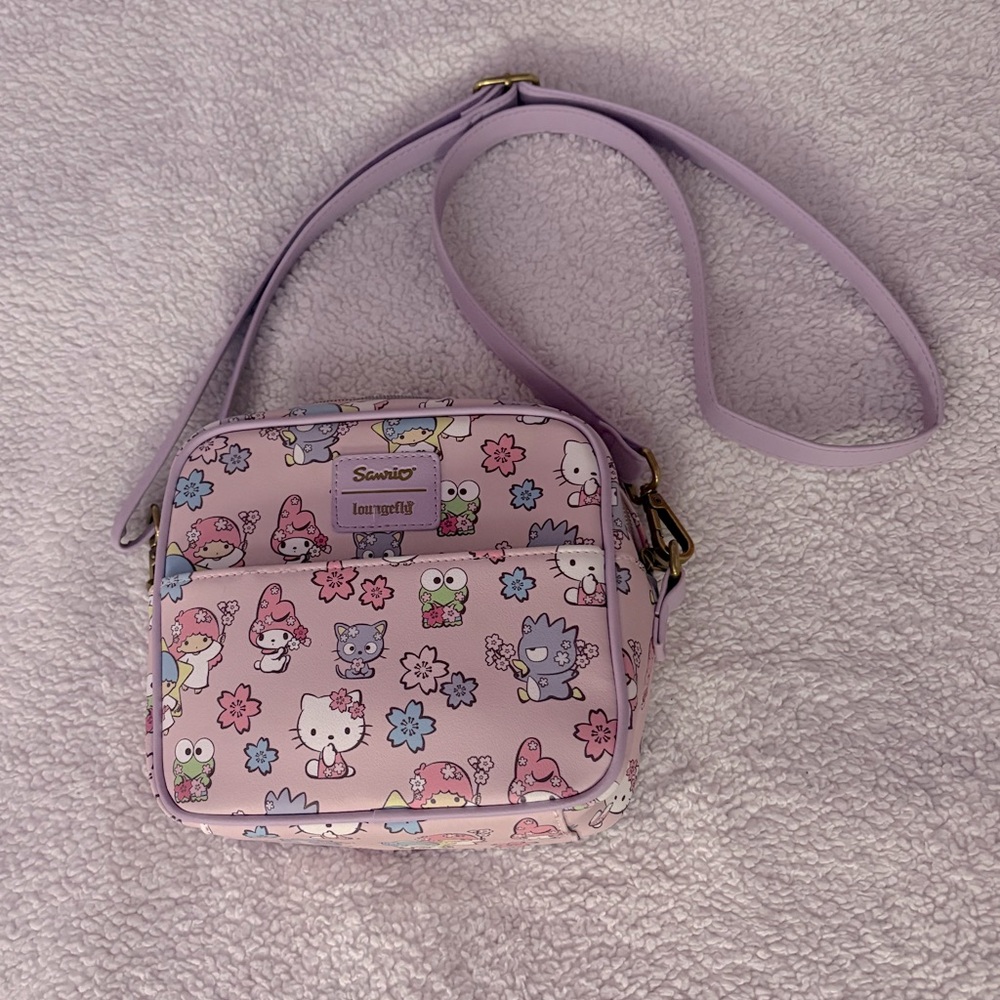Sanrio loungefly crossbody bag